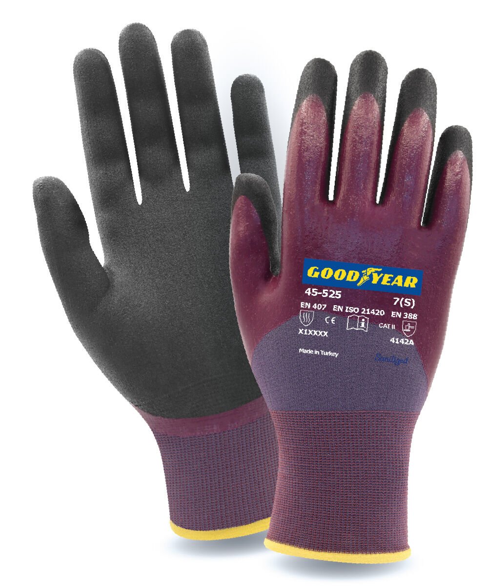 Goodyear 45-525 Çift Kaplı İş Eldiveni