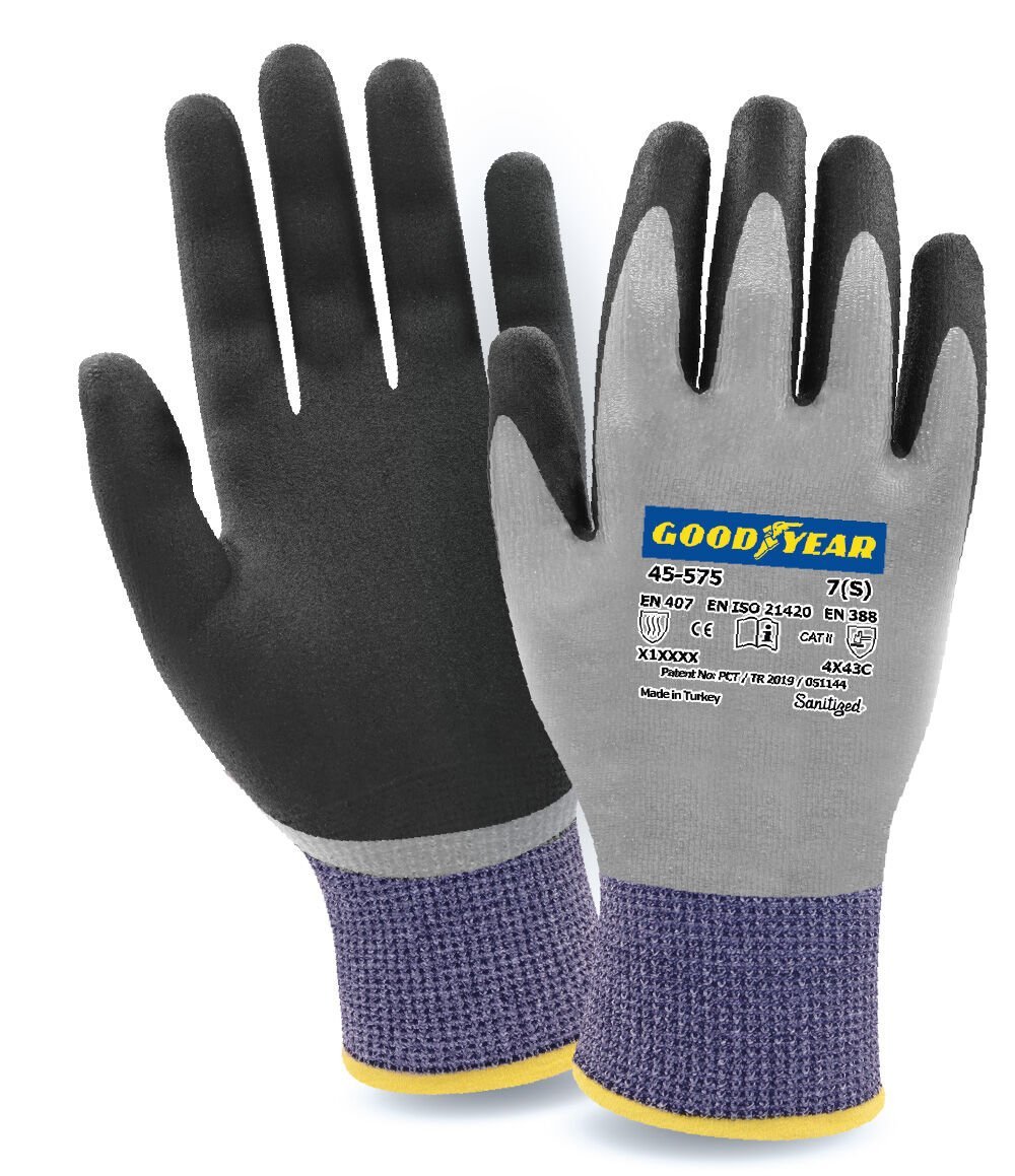 Goodyear 45-575 Çift Kaplı Kesilmeye Dirençli İş Eldiveni
