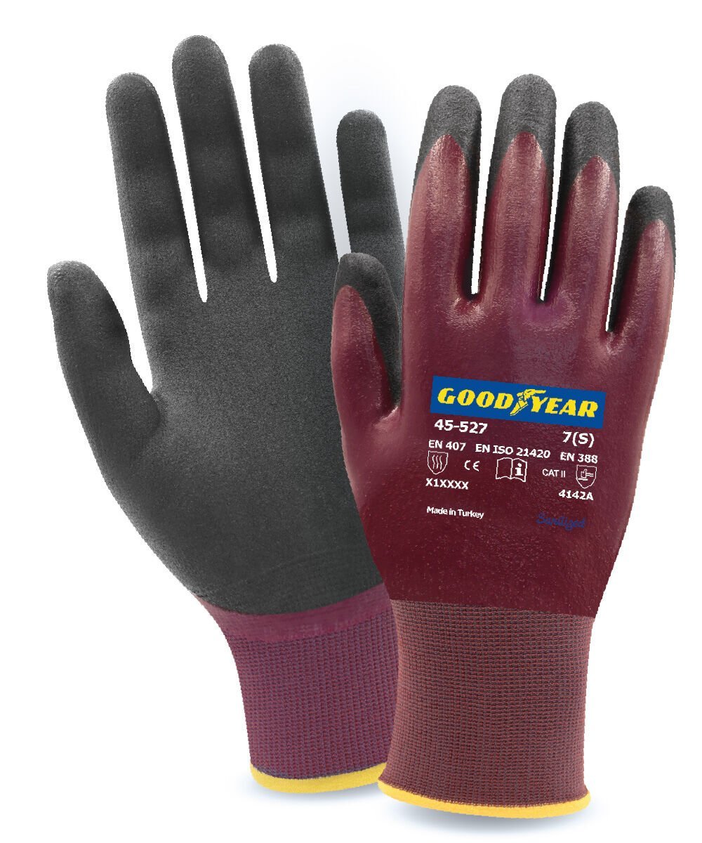 Goodyear 45-527 Çift Kaplı İş Eldiveni