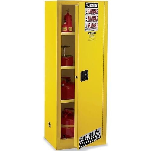 Justrite 895400 204 Litre Yanıcılar İçin İnce Emniyetli Dolap