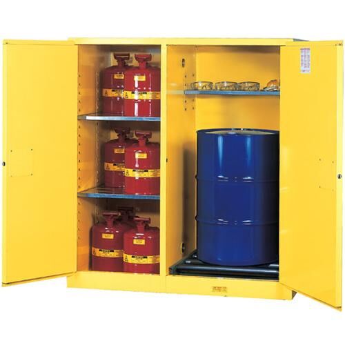 Justrite 899260 Varil İçin Çift Bölmeli Emniyetli Dolap
