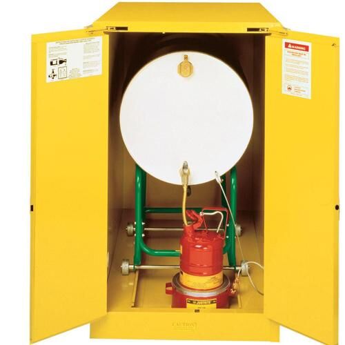 Justrite 899320 Yatay Varil İçin Emniyetli Dolap