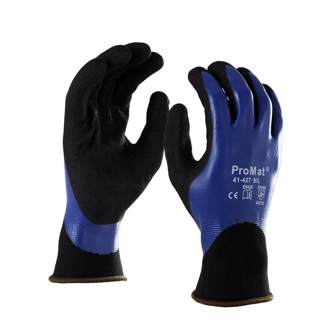 Promat 42-427 Çift Kaplama Yağlı Ortam Eldiveni