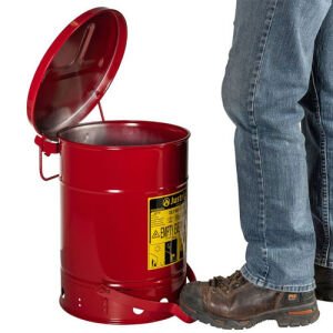 Justrite 09100 20 Litre Pedallı Atık Çöp Kovası