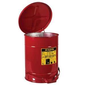 Justrite 09300 34 Litre Pedallı Atık Çöp Kovası