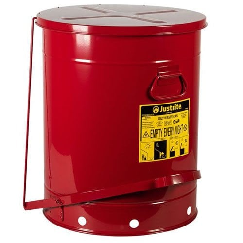 Justrite 09700 80 Litre Pedallı Atık Çöp Kovası