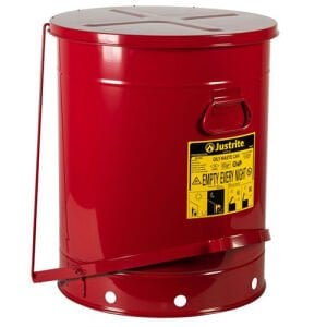 Justrite 09700 80 Litre Pedallı Atık Çöp Kovası